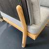 Traditional Teak Marcella fauteuil - Zijaanzicht rechts