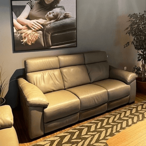 Natuzzi Estremo C126 3-zitsbank - Materiaal