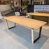 XOOON Darwin eettafel - 240x100 - Vooraanzicht