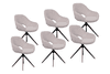 DMO Collection Zancle eetkamerstoel (set van 6) - Materiaal