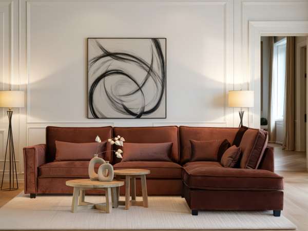 RT Design Velvetto hoekbank - Materiaal