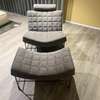Leolux Volare fauteuil met poef - Boven aanzicht