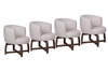 Passe Partout Chabby Low Dining eetkamerstoel (set van 4) - Materiaal