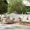 Castle Line Teak Grey tuinbank - Boven aanzicht