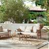 Castle Line Teak Grey tuinbank - Boven aanzicht