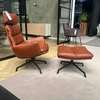 KFF Arvan relaxfauteuil met poef - Vooraanzicht