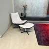 HE Design Criss fauteuil met poef - Boven aanzicht