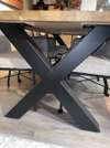 Henders & Hazel Metalox eettafel - 200x100  - Materiaal