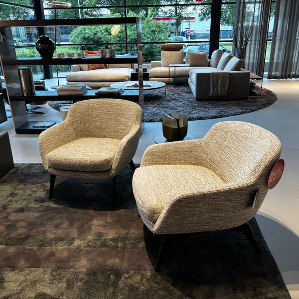 Minotti Belt fauteuil (set van 2) - Showroom