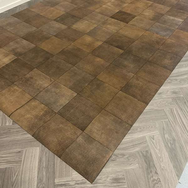 Brinker Carpets Rosso Brown vloerkleed - 170x230 - Materiaal