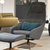 Montis Puk fauteuil met poef - Materiaal