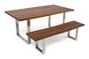 Seuren Treble 2.0 eettafel - 180x90 met eetbank - Materiaal