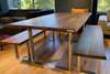 Seuren Treble 2.0 eettafel - 180x90 met eetbank (set van 2) - Materiaal