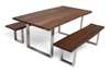 Seuren Treble 2.0 eettafel - 180x90 met eetbank (set van 2) - Materiaal