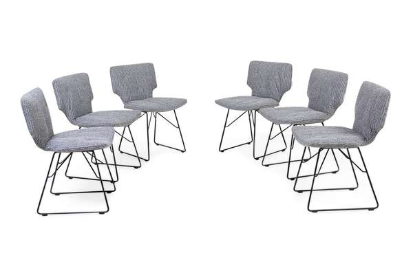 Willi Schillig Leon eetkamerstoel (set van 6) - Showroom