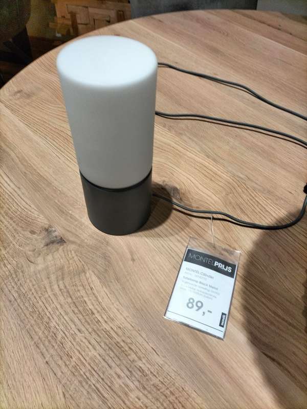 Montel Cilinder tafellamp - Materiaal