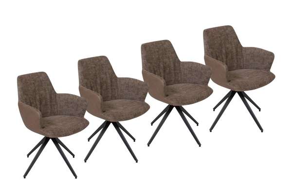 bert plantagie Maple eetkamerstoel (set van 4) - Vooraanzicht
