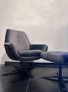 Montel Charles Low fauteuil met poef - Materiaal