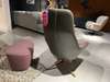 Pode Sparkle fauteuil met poef - Zijaanzicht rechts