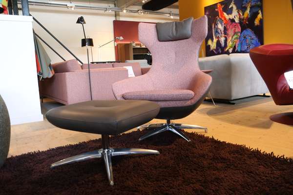 Leolux Caruzzo relaxfauteuil met poef - Materiaal