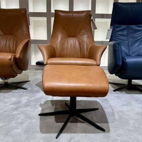 De Toekomst Senza relaxfauteuil met poef - Materiaal