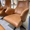 De Toekomst Senza relaxfauteuil met poef - Materiaal
