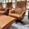 De Toekomst Senza relaxfauteuil met poef - Materiaal
