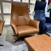 De Toekomst Senza relaxfauteuil met poef - Materiaal
