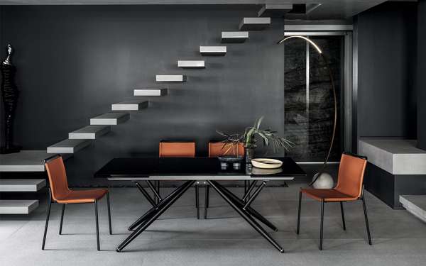 Bontempi Bridge eettafel - 160x90 uitschuifbaar - Materiaal