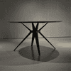 Seuren Zwaan eettafel - Ø140 - Materiaal