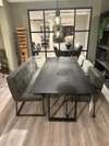 In.House Rona eetkamerstoel (set van 3) met eetbank - Materiaal