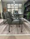 In.House Rona eetkamerstoel (set van 3) met eetbank - Materiaal