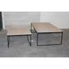 BKS Meubelen Steel salontafel (set van 2) - Materiaal