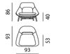 Pode Tresto fauteuil - Materiaal