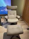 Stressless Berlin relaxfauteuil met poef - Materiaal