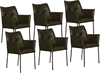 Bree's New World Quattro en set van 6 stuks eetkamerstoel - Materiaal
