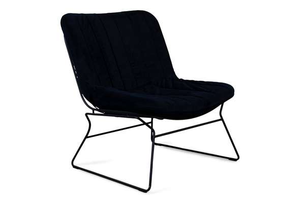 bert plantagie Draat fauteuil met poef - Materiaal