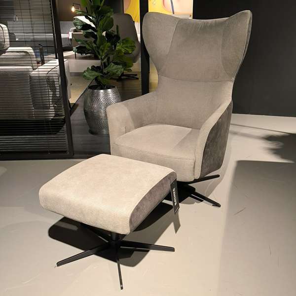 Baenks Castleton relaxfauteuil met voetenbank - Materiaal