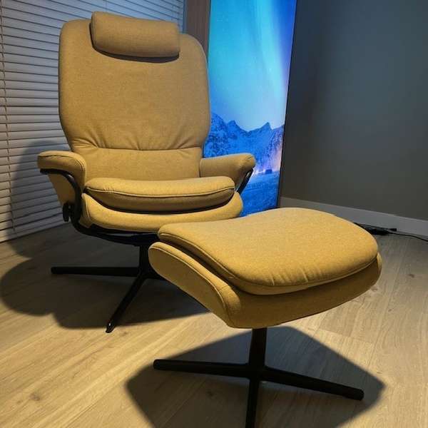 Stressless Rome relaxfauteuil met hocker - Materiaal