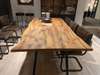 Private Label Noten eettafel - 220x100 - Materiaal