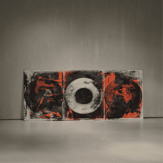 Cobra Art GN4295 Red Circles schilderij - Materiaal