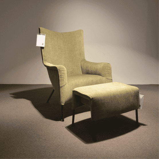 Pode Transit Two fauteuil met poef - Materiaal