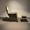 Pode Transit Two fauteuil met poef - Materiaal