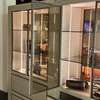 Giorgetti Oli Roomdivider vitrinekast  - Materiaal