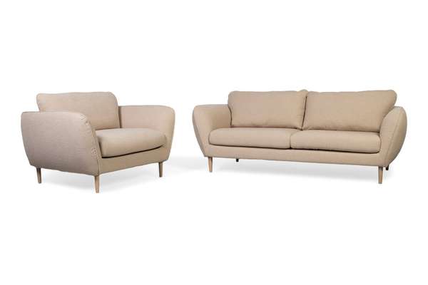 SITS Emma 3-zitsbank met fauteuil - Materiaal