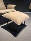 Jess Design Origami fauteuil met poef - Vooraanzicht