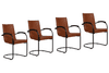 Dutch Originals GT 412RH eetkamerstoel (set van 4) - Materiaal