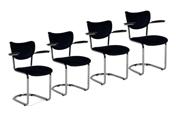 Dutch Originals De Wit 3011 eetkamerstoel (set van 4) - Materiaal