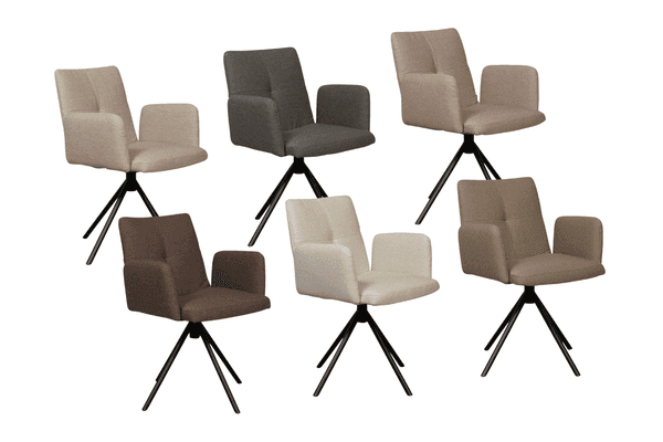 Willi Schillig Tjara eetkamerstoel (set van 6) - Materiaal