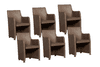 Bree's New World Staccato eetkamerstoel (set van 6) - Materiaal